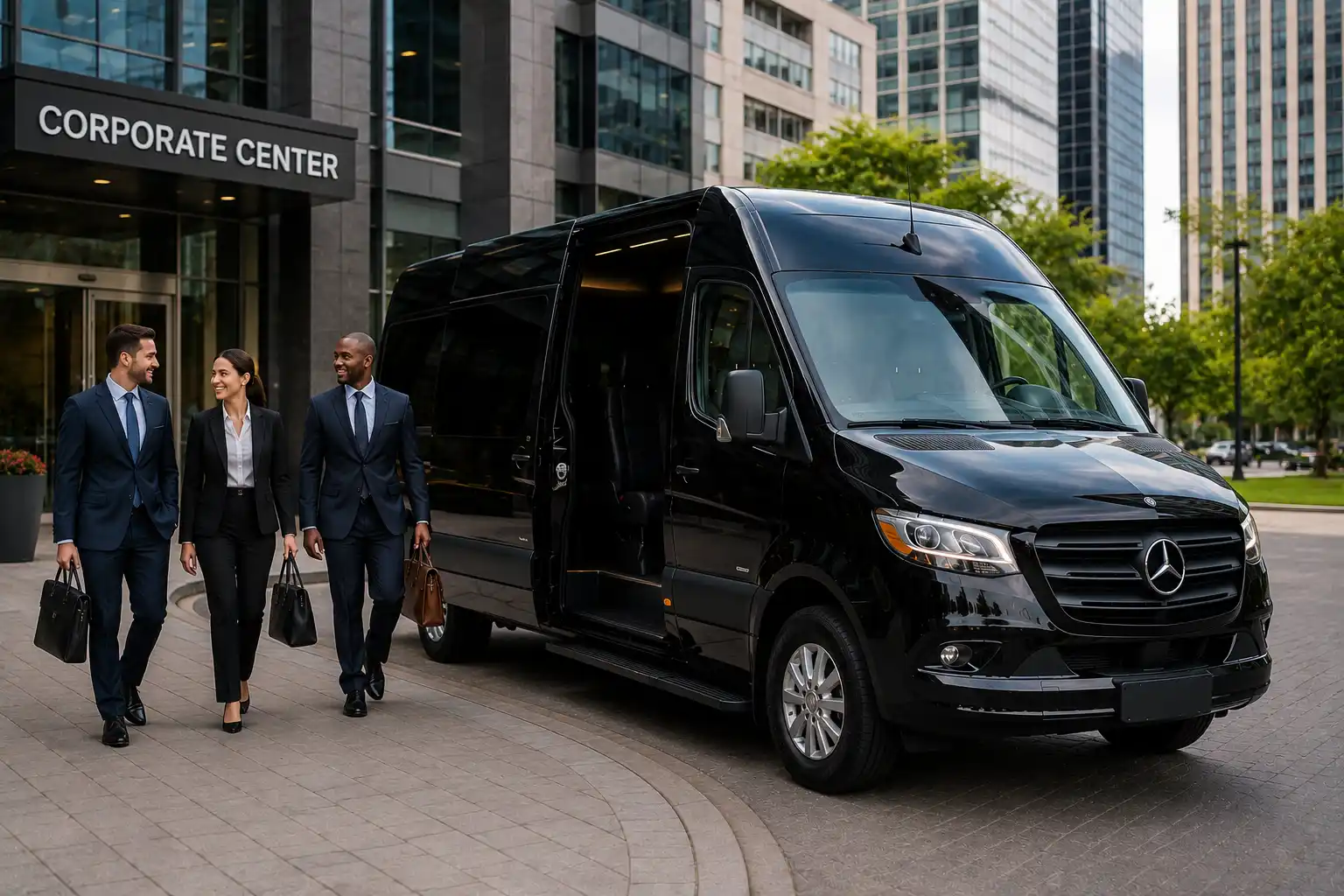 Mercedes Sprinter Van Corporate Transportation Indianapolis - 14 Passenger Executive Service