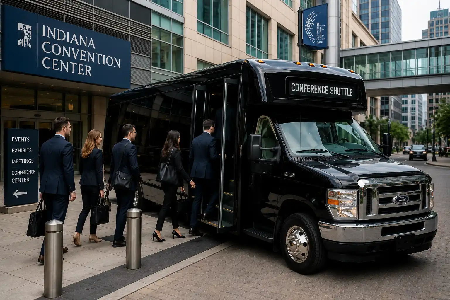 Mini Bus Corporate Transportation Indianapolis - 28 Passenger Conference Shuttle Service